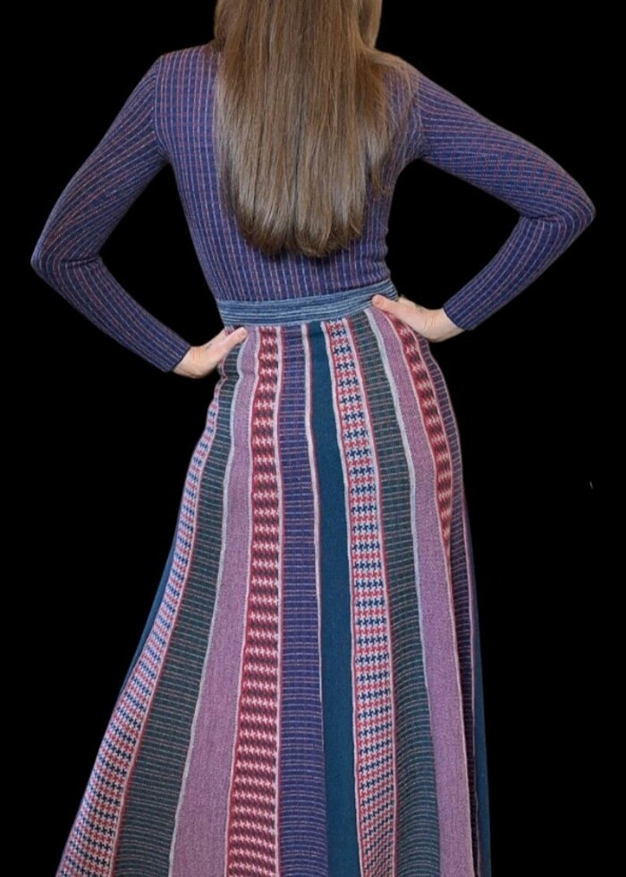 Stefanel Yün elbise otantik stil - Görsel 2