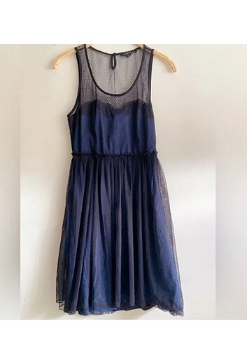 Zara gotik bohem y2k lolita grunge elbise tüllü