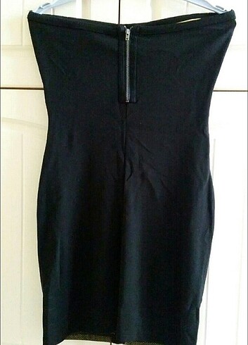 Bershka Bershka straplez mini elbise
