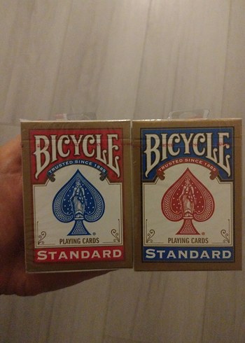 Parlak Altın Renkli Bicycle Oyun Kartları Seti