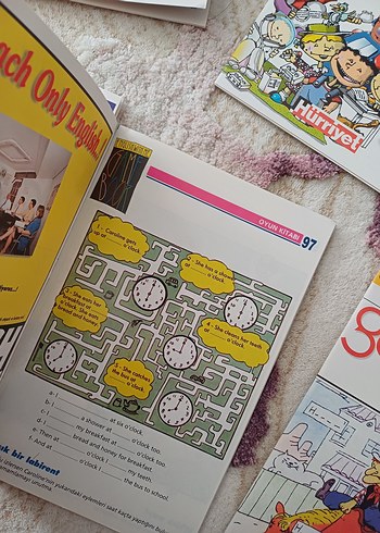 30adet english with me Çocuklar için İngilizce Öğrenme KitapSeti - Görsel 7