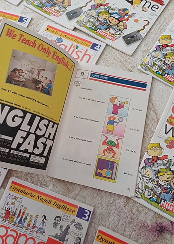 30adet english with me Çocuklar için İngilizce Öğrenme KitapSeti - Görsel 5