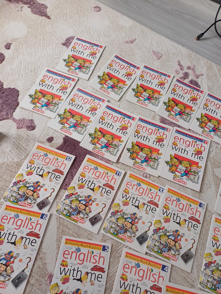 30adet english with me Çocuklar için İngilizce Öğrenme KitapSeti - Görsel 2