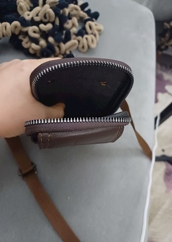 Kahverengi Bel Çantası - Görsel 5