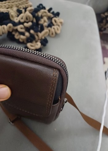 Kahverengi Bel Çantası - Görsel 6