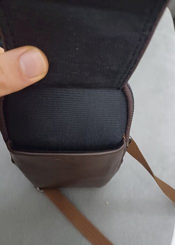 Kahverengi Bel Çantası - Görsel 7