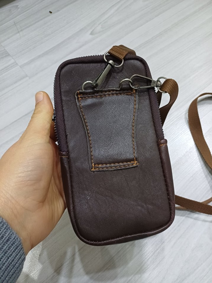 Kahverengi Bel Çantası - Görsel 2