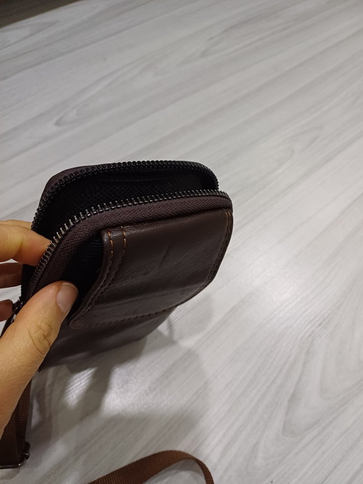 Kahverengi Bel Çantası - Görsel 4