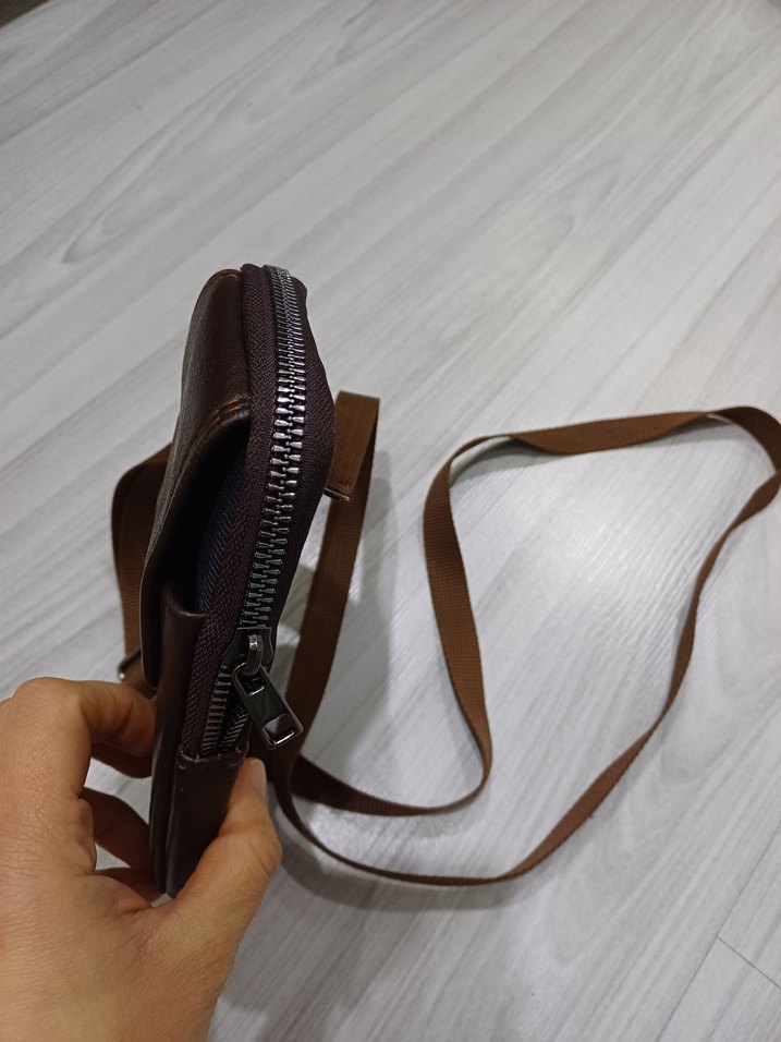 Kahverengi Bel Çantası - Görsel 3