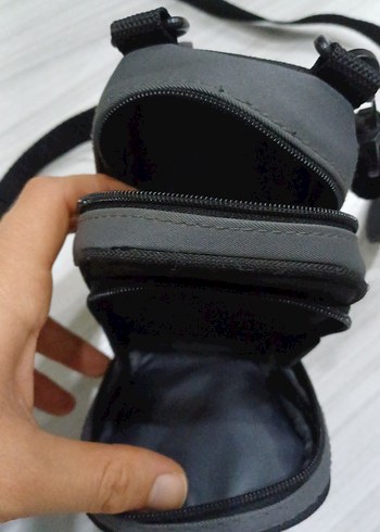 Gri Fermuarlı Omuz Çantası samsonite - Görsel 3