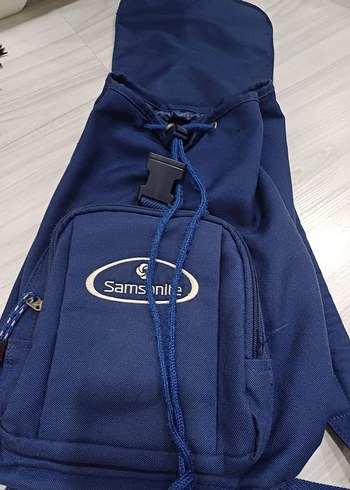 samsonite Kadın Lacivert Fermuarlı Sırt Çantası - Görsel 2