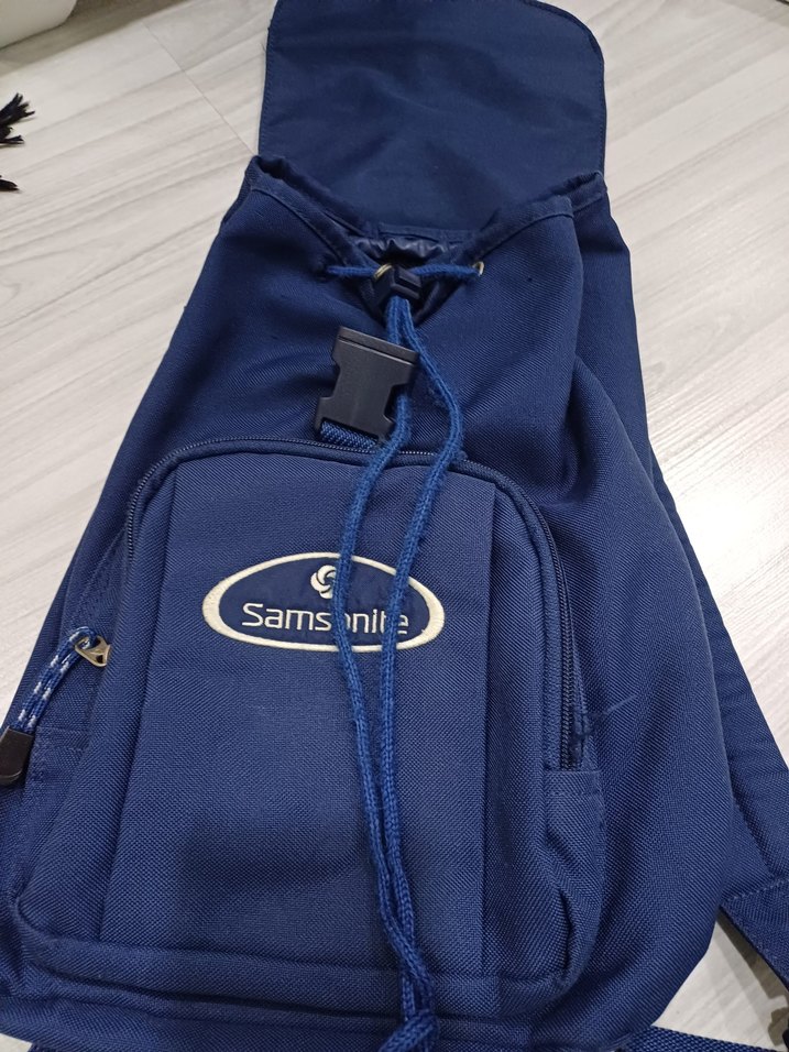 samsonite Kadın Lacivert Fermuarlı Sırt Çantası - Görsel 2