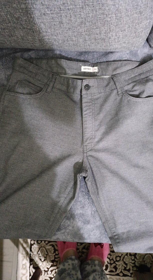 Gri Regular Fit Erkek Pantolon - Görsel 2