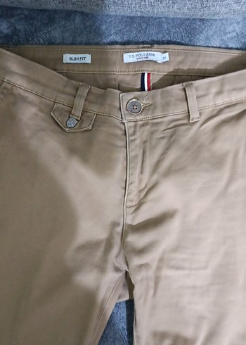 Bej Erkek Pamuk Pantolon Regular Fit - Görsel 2