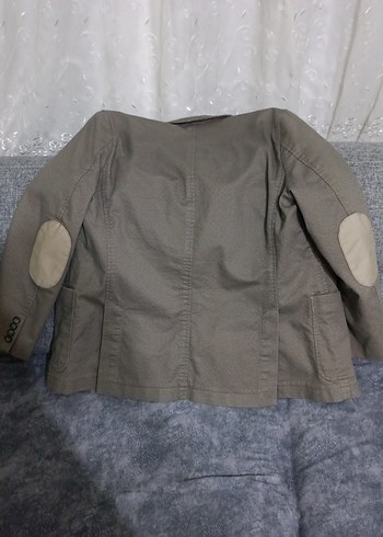 Bej Düğmeli Erkek Takım Elbise Ceketi - Görsel 3