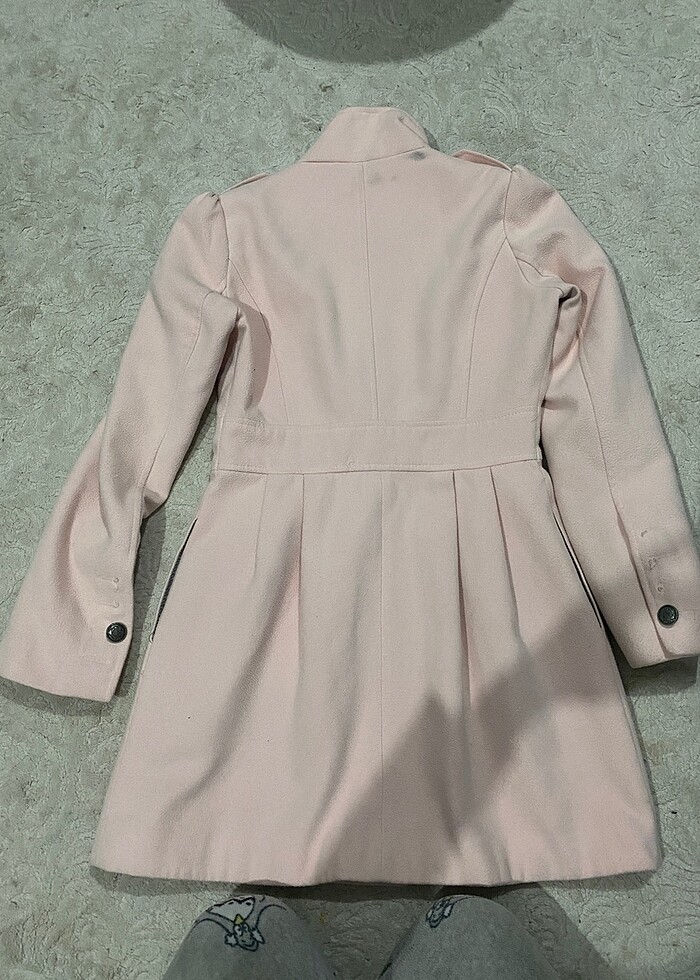 Lcw markalı toz pembe kaşe mont - Görsel 2