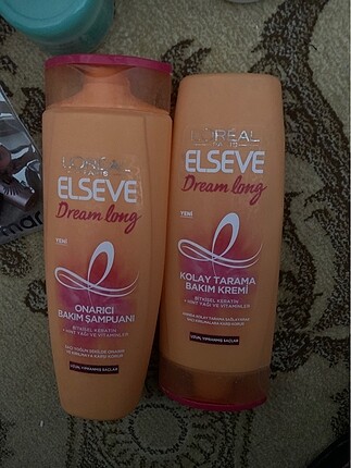 Loreal paris elseve dream long şampuan ve saç bakım kremi