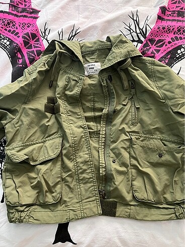 Bershka yeşil yazlık ceket