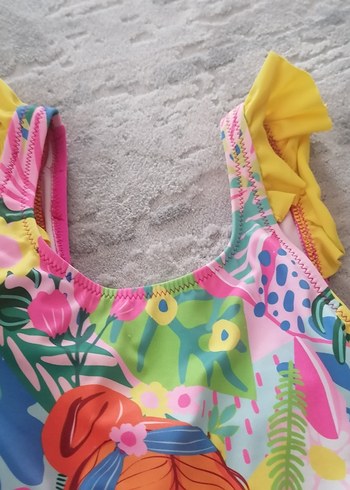 7 Yaş Beden çeşitli Renk Penti Kız Çocuk Mayo