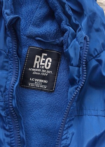 Erkek Mavi Kapüşonlu mont - Görsel 5