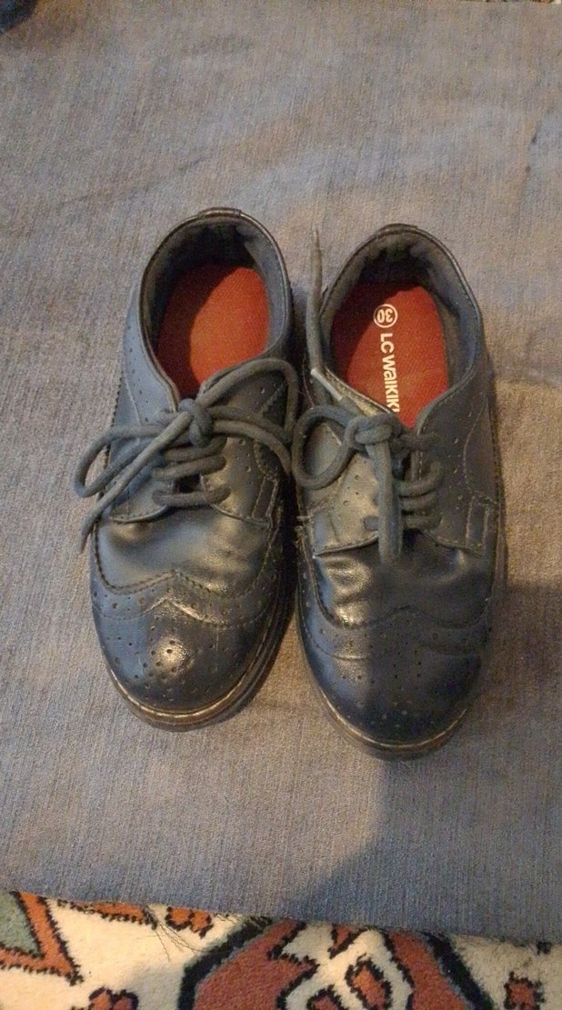 siyah Erkek Çocuk Özel Ayakkabı - Görsel 2