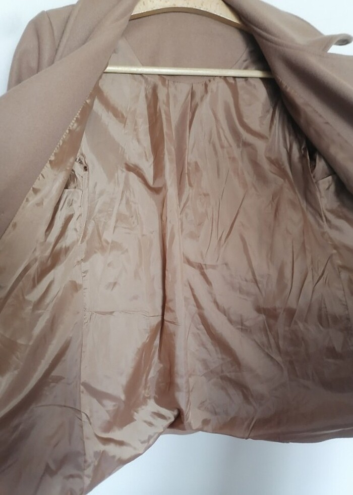 Kaşe ceket  sıfır üründün.  etiketi yok - Görsel 3