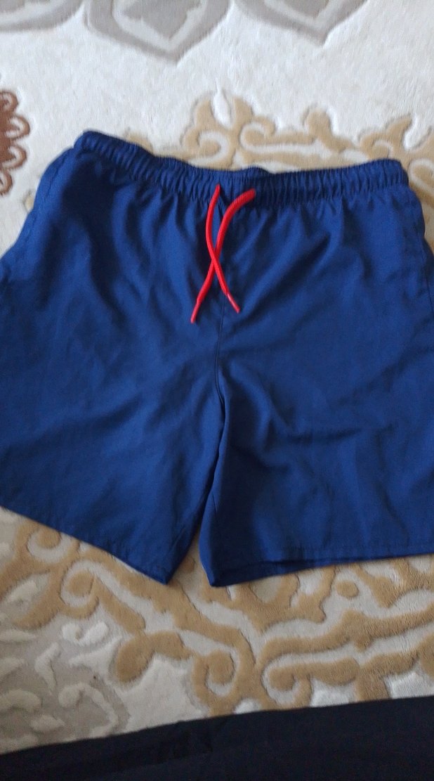 Mavi Rahat Kesim Erkek Mayo Şortu - Görsel 2