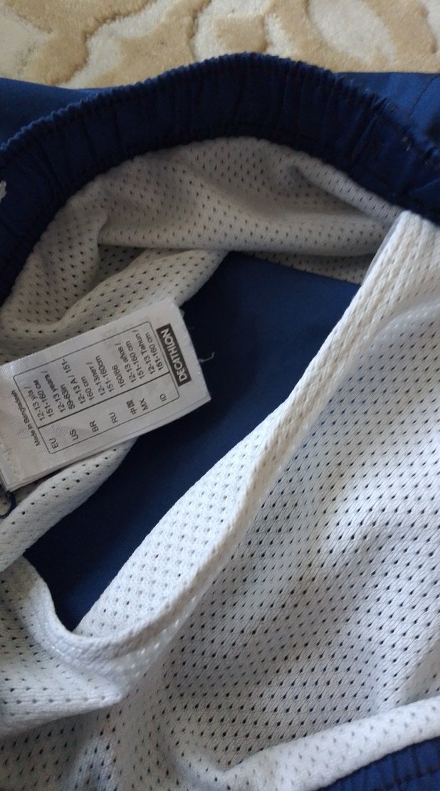 Mavi Rahat Kesim Erkek Mayo Şortu - Görsel 5