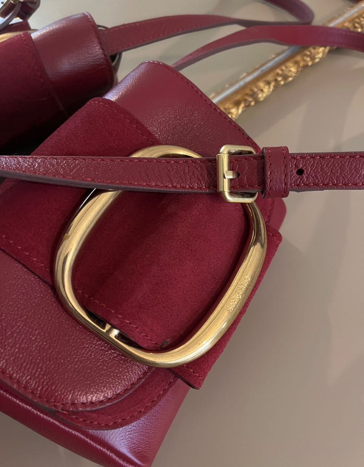 Bordo Deri Kadın Çanta See By Chloe - Görsel 3
