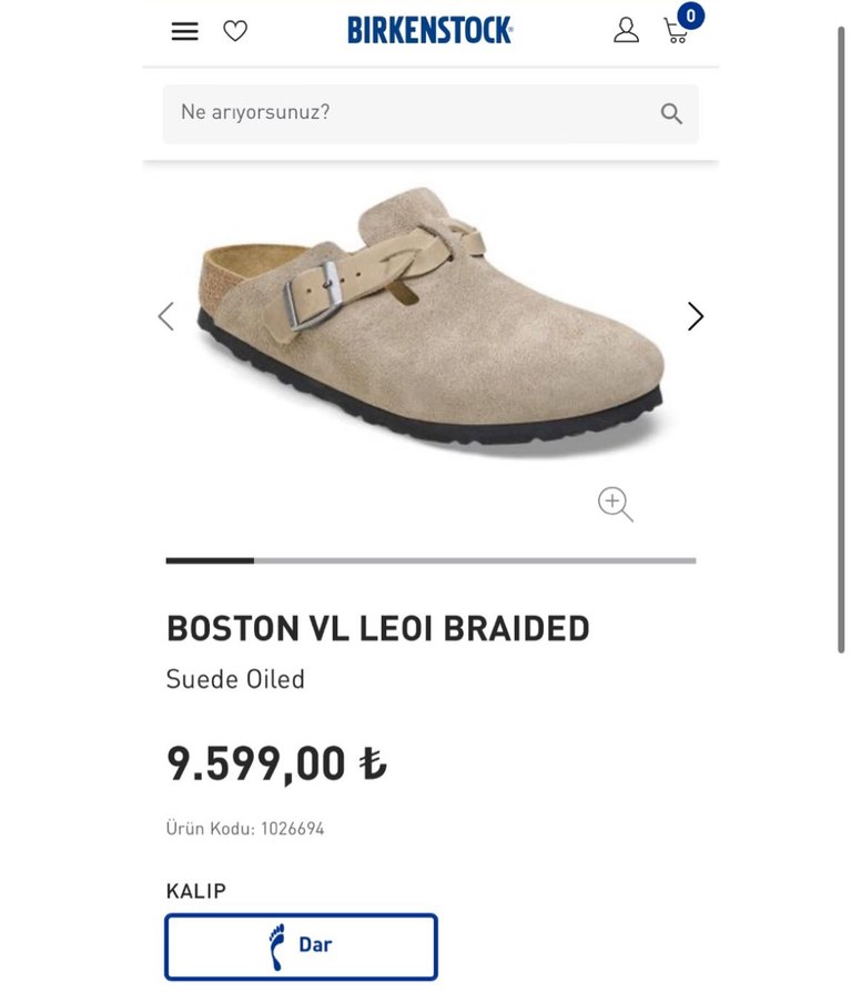 Bej Süet Kadın Terlik Birkenstock Boston - Görsel 5