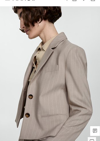 Mango Blazer Ceket - Görsel 3