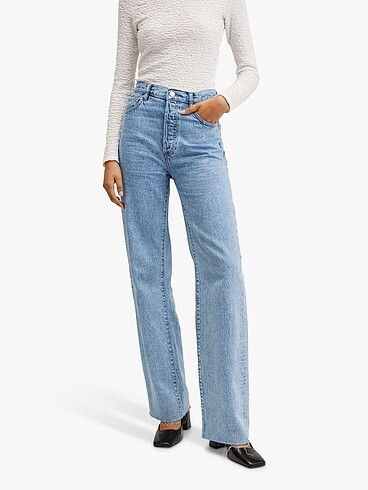 Mango Mango Wide Leg Jean