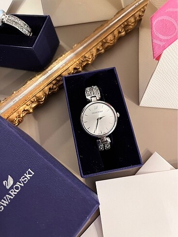 Beden Orjinal Gümüş Swarovski Saat