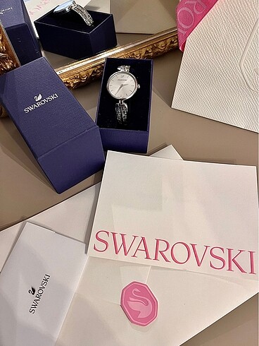 swarovski Orjinal Gümüş Swarovski Saat