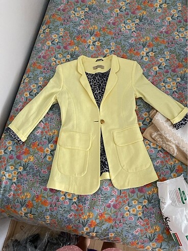 SARI BLAZER CEKET