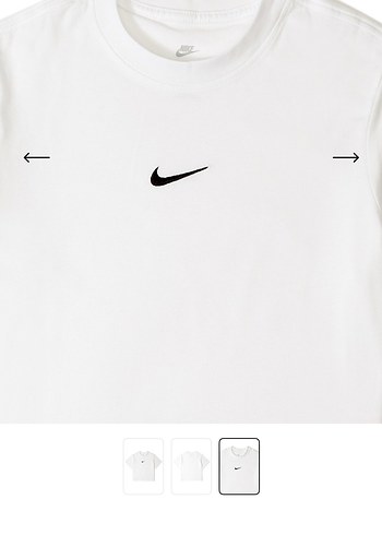 Nike Beyaz Tişört - Görsel 3
