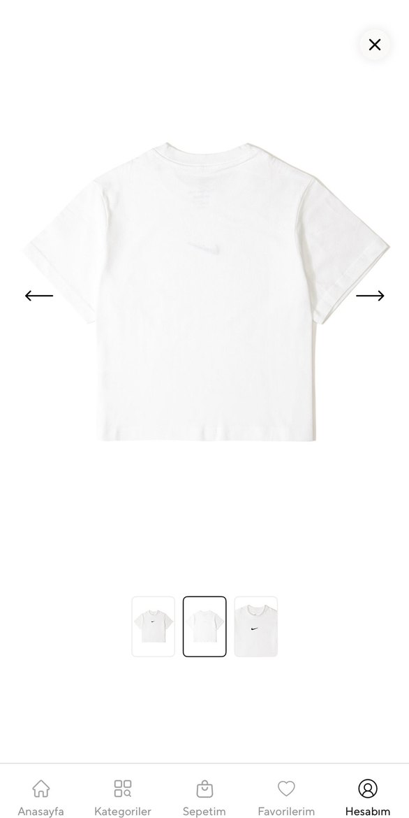 Nike Beyaz Tişört - Görsel 2