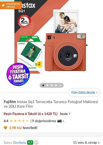 Instax Square Filmli Makine - Görsel 7