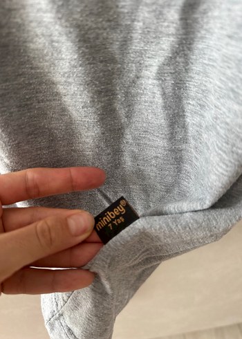 Gri Erkek Çocuk Tişört - Görsel 3