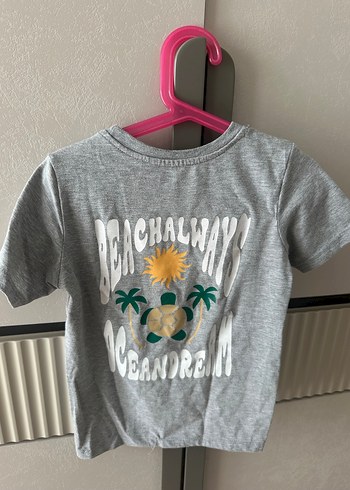 Gri Erkek Çocuk Tişört - Görsel 5