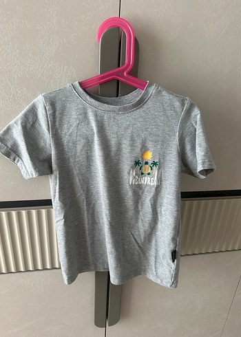 Gri Erkek Çocuk Tişört - Görsel 6