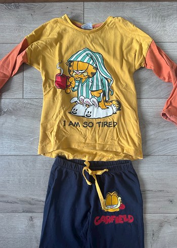 Garfield Baskılı Erkek Çocuk Pijama Takımı - Görsel 4