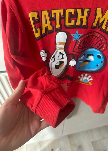 Lc Waikiki Kırmızı Erkek Çocuk Sweat - Görsel 3