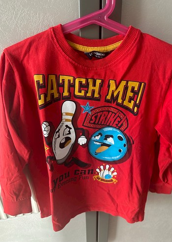 Lc Waikiki Kırmızı Erkek Çocuk Sweat - Görsel 5