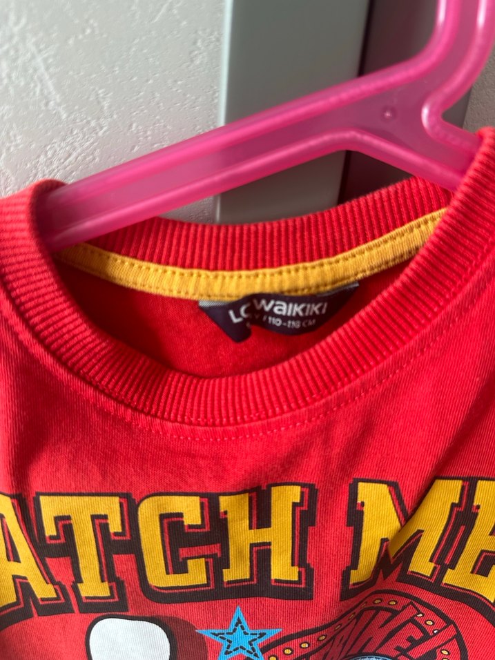 Lc Waikiki Kırmızı Erkek Çocuk Sweat - Görsel 4