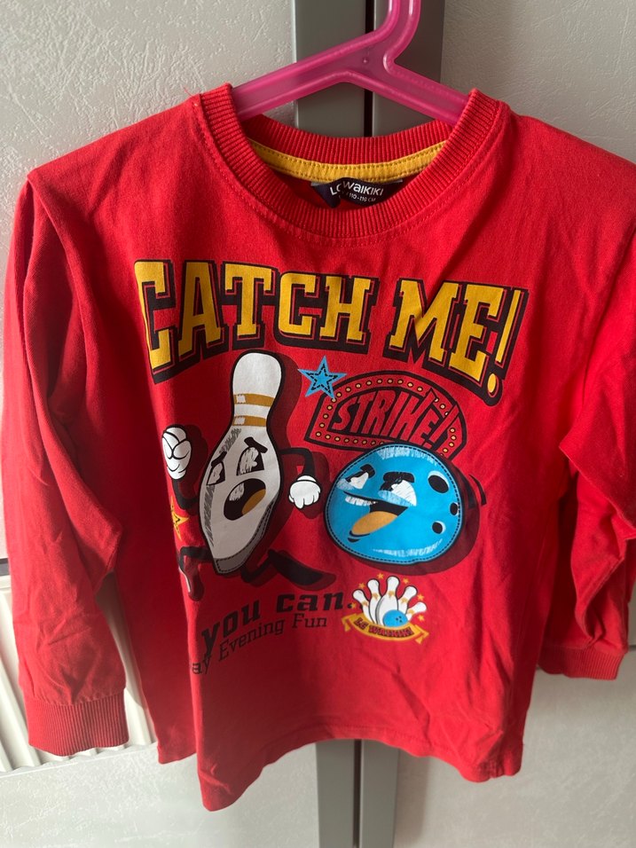 Lc Waikiki Kırmızı Erkek Çocuk Sweat - Görsel 5