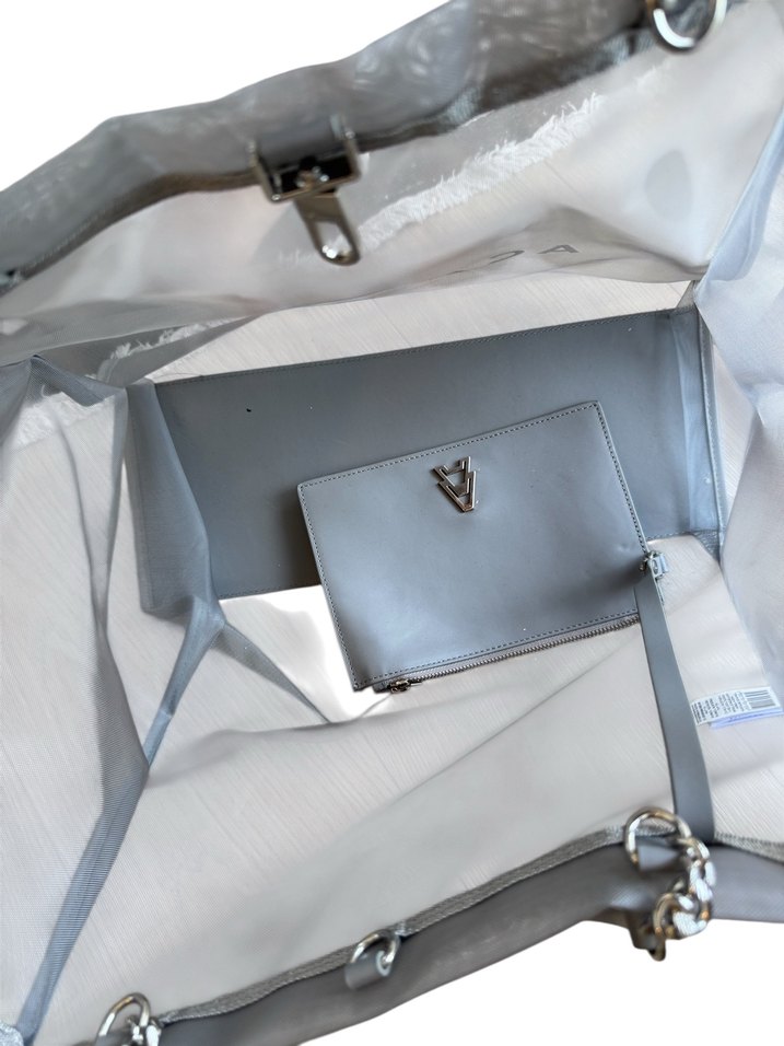 Academia Büyük Zincir Detaylı File Çanta - Görsel 3