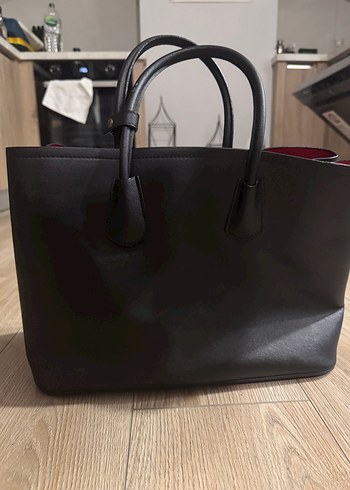 Prada Siyah Deri Kadın Çanta - Görsel 5