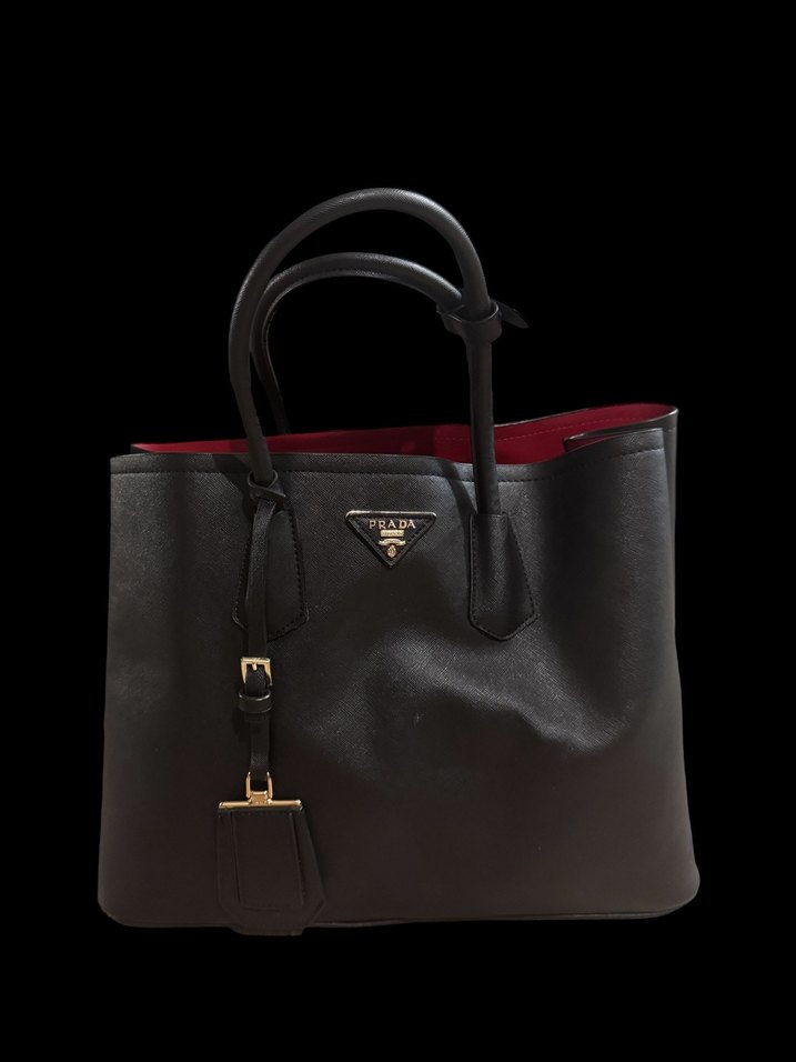 Prada Siyah Deri Kadın Çanta - Görsel 2