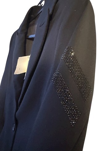 Brunello Cucinelli Siyah Yün Kadın Ceket - Görsel 3